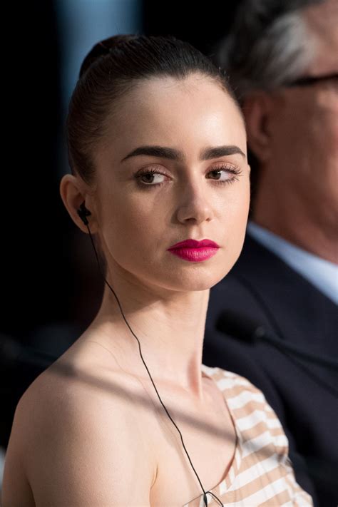 Lily Collins Shave