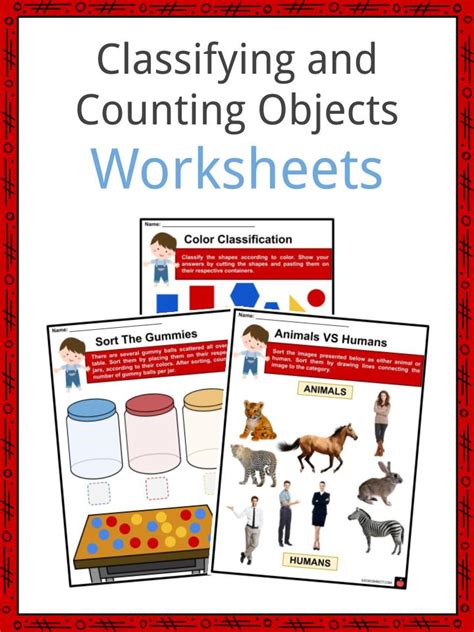 Classifying and Counting Objects Facts & Worksheets For Kids