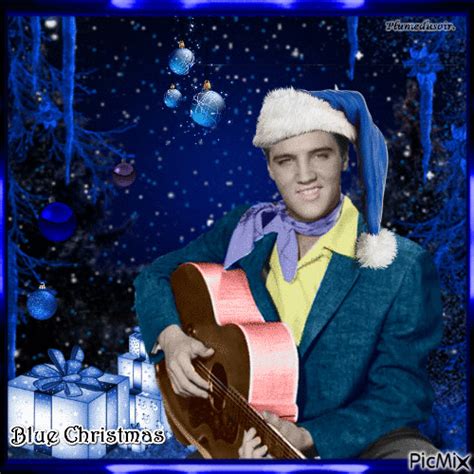 Elvis Chante Blue Christmas Elvis Presley Christmas Elvis Presley