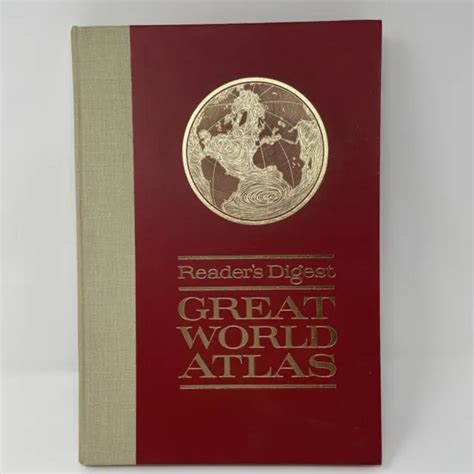 Readers Digest Great World Atlas 1963 First Edition 11x16 Large