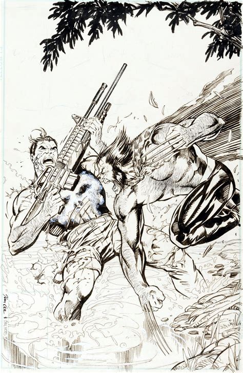 Thebristolboard “original Cover Art By Jim Lee Pencils And Carl