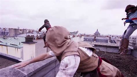 Assassin S Creed Unity Meets Parkour In Real Life K Youtube