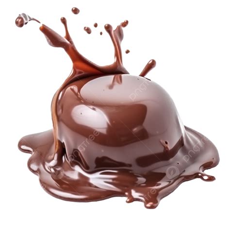 Melted Chocolate Sauce Background Chocolate Melt Dark Chocolate Png