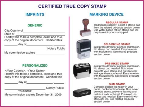 The min quantity is 1. Certified True Copy Stamp
