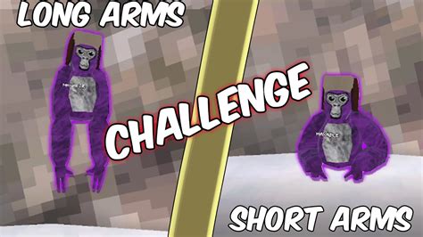 Random Arm Length Challenge In Gorilla Tag Youtube
