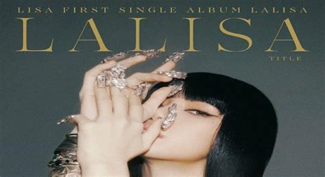Blackpinks Lisas First Single Album Lalisa Title Poster Unveiled