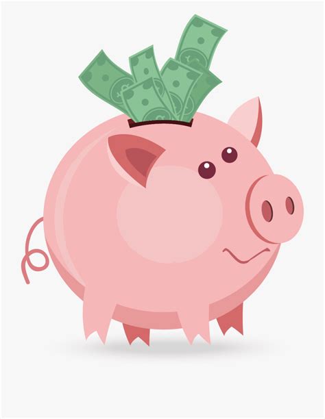 Clipart Piggy Bank Cartoon 1000 Cartoon Piggy Bank Free Vectors On Ai