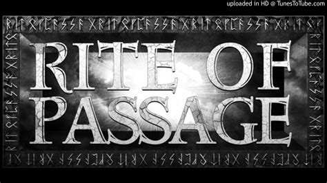 Rite Of Passage Brian Balmages Youtube