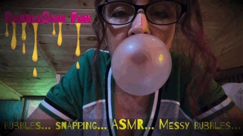 Bubblegum Fun With Buddahs Playground Messy Bubbles Asmr Snapping Gum Bubblegum Facial