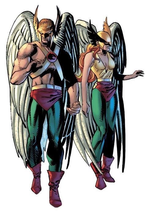 Hawkman And Hawkgirl By Andy Kubert Hawkman Hawkgirl Superhero Art