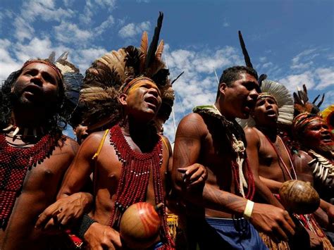 Brazil’s Indigenous People Stage Protest Against Loss Of Rights And Land Express And Star