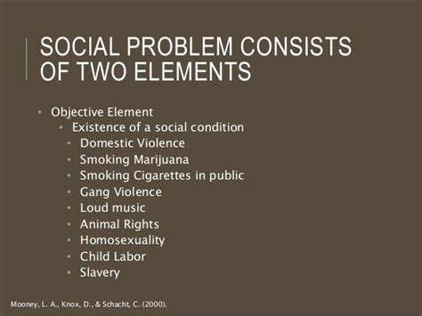 In general, social problems damage and affect our society at large. An Introduction to Social Issues and Applied Learning