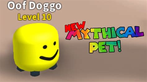 New Max Level Oof Doggo Mining Simulator Youtube