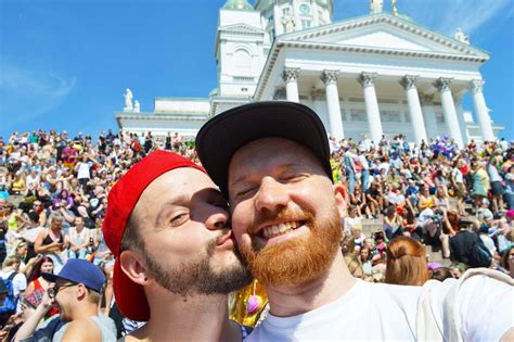 The 2021 gay pride march in new york city has been transformed again into a virtual event this year due to continuing health concerns. Lover Kiss at Gay Pride Helsinki LGBTQ Festival Parade ...