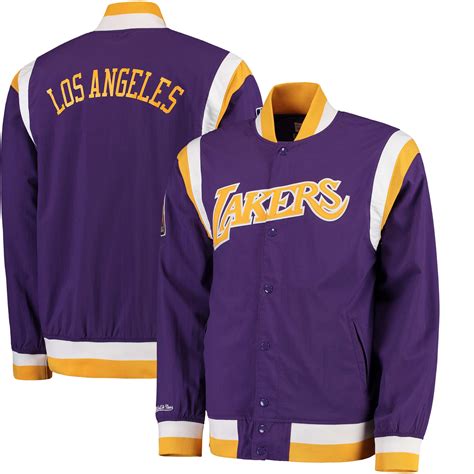 Enjoy flat shipping and easy returns. Mitchell & Ness Los Angeles Lakers Purple Nothing But Net ...