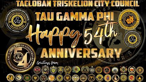 Tau Gamma Phi 54th Anniversary Tacloban Triskelion City Council Tgp