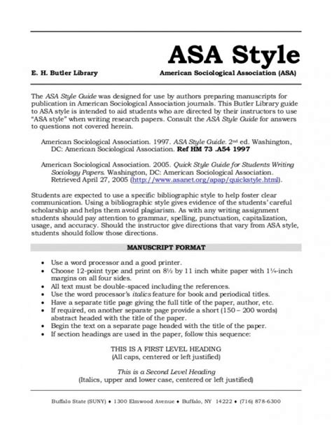 003 Asa Format Example ~ Thatsnotus
