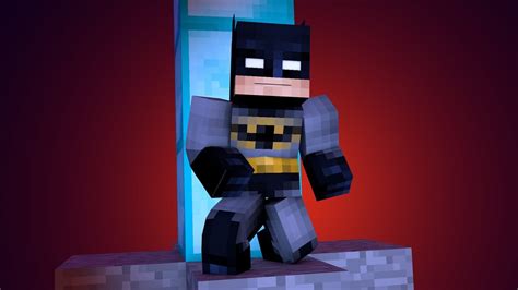 Minecraft Batman Minecraft Animation Superheroes In Minecraft Ep1