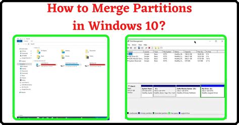 How To Merge Partitions Windows Without Any Software