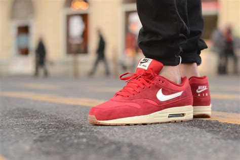 Nike Air Max 1 Essential Red Suede Available Now