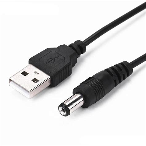 Universal Usb To Dc Power Plug Cable 5521mm Adapter 5v Charging Wire