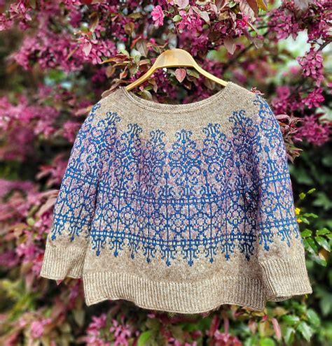 Ravelry Secret Garden Sweater Pattern By Elenor Mortensen