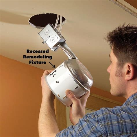 Recessed lighting is used to keep the ceiling aesthetically unbroken. How to Build a Soffit Box with Recessed Lighting ...