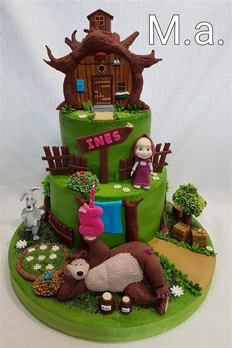 Masha And The Bear Cake Decorated Cake By Isabel Cakesdecor