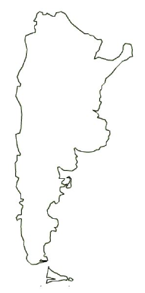 Argentina Map Terrain Area And Outline Maps Of Argentina
