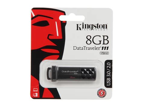 Kingston Datatraveler 111 8gb Usb 30 Flash Drive Neweggca