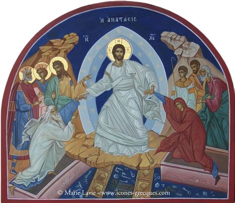 The icon of the Holy Resurrection of Jesus Christ Anastasis Η
