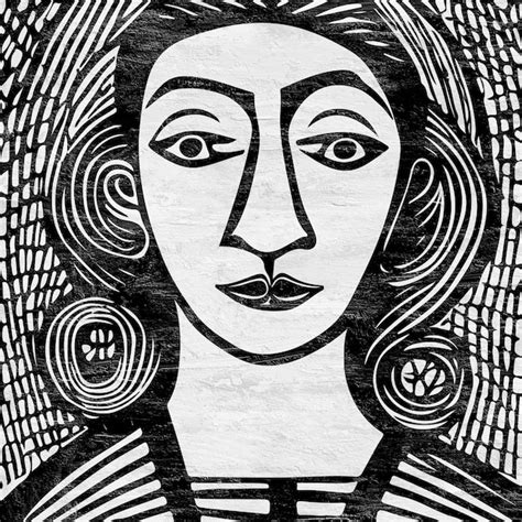 Premium Photo Abstract Modern Art Picasso Style Human Woman Face
