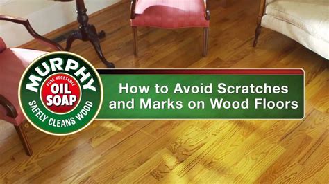 When spills happen on wood floors, a quick wipe (and maybe a bit of a cleaning solution) is usually all it takes to clean up that mishap. How to Avoid Scratches and Marks on Wood Floors - YouTube