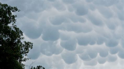 Photos Cool Mammatus Clouds Possible Funnel Cloud With