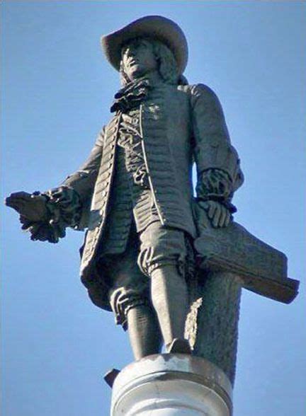 William Penn Stands Atop Philadelphia City Hall The 37 Foot Tall