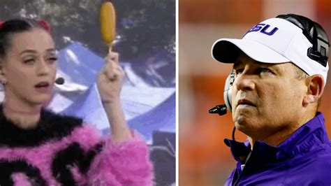 Les Miles Disagrees With Katy Perry About The Smell Of Tiger Stadium