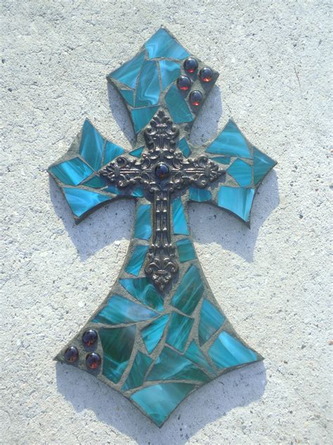 Mosaic Cross Greenteal 40 Plus Shipping Country Goose Boutique On