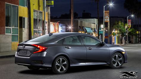 2016 Honda Civic Sedan Unveiled In Los Angeles 9th Generation Honda