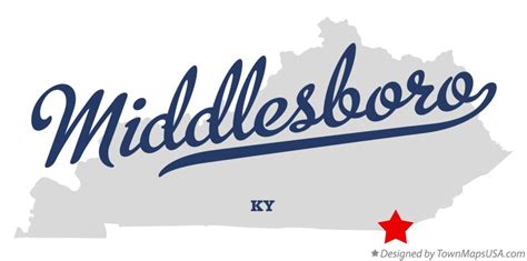 Map Of Middlesboro Ky Kentucky