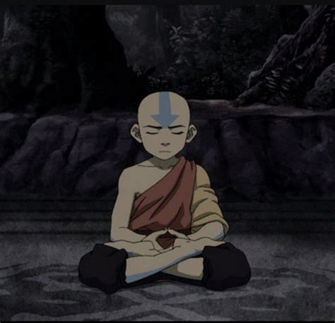 Avatar Aang Meditating Avatar Aang Avatar Ang Avatar The Last