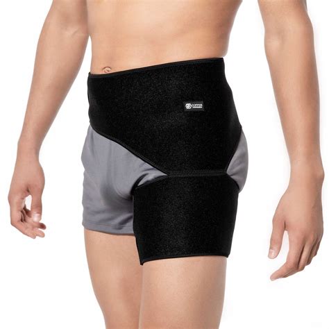Copper Infused Groin Thigh Sleeve And Hip Support Wrap Unisex Copper
