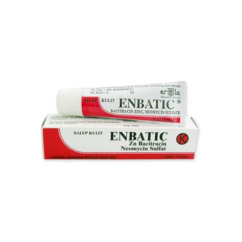 Enbatic Salep Kulit 10 G Kegunaan Efek Samping Dosis Dan Aturan