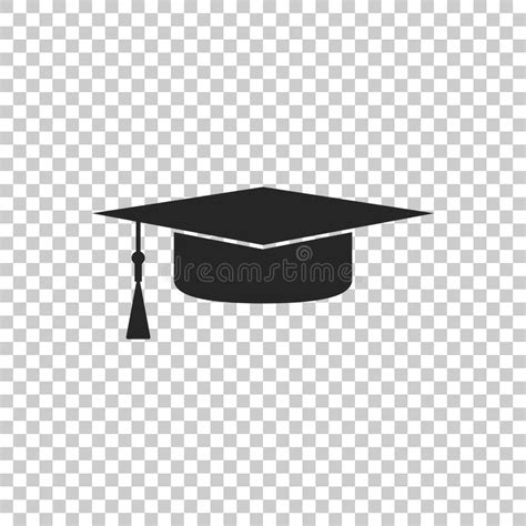 Icono De Cierre De Graduación Aislado En Fondo Transparente Sombrero