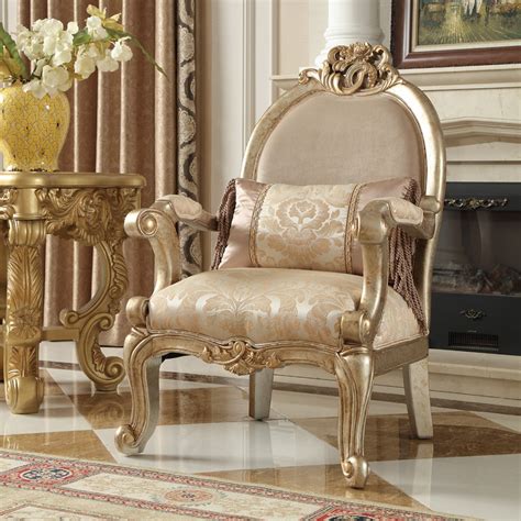 Hd 2663 Homey Design Upholstery Accent Chair Victorian European