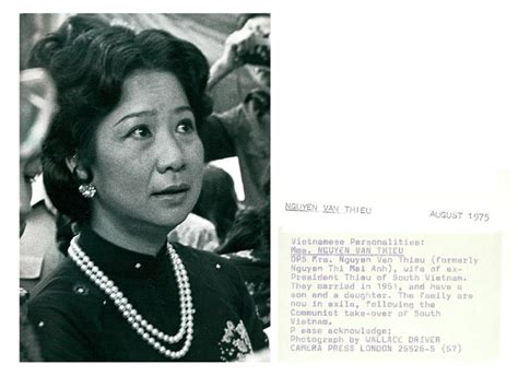 1975 Madame Nguyen Van Thieu 1931 2021 Bà Nguyễn Thị Mai Flickr