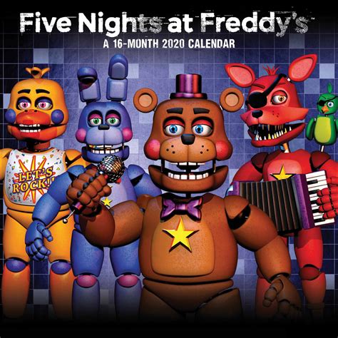 The only thing that you with you is a flashlight can be used to scare away freddy fazbear, chica, bonnie, foxy, and other nightmarish things that lurk in the shadows. Five Nights At Freddy's Official Calendar 2020 at Calendar ...