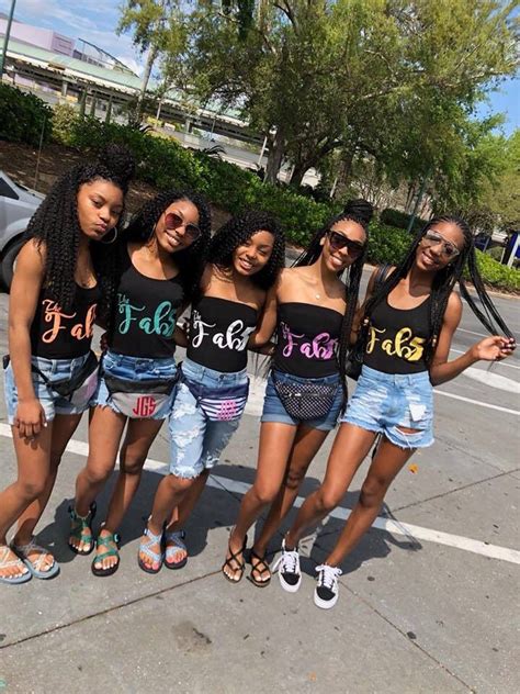 Fab 5 💘💘 Squad Outfits Birthday Girl Shirt Best Friend Outfits