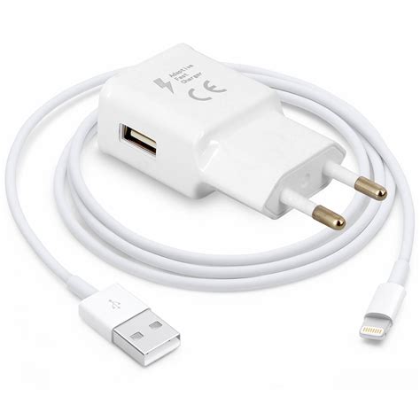 Avizar Chargeur Secteur Usb 15a Et Câble Lightning Iphoneipad Charge