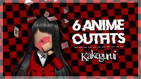 6 Anime Outfits Links In Desc Kakegurui Youtube