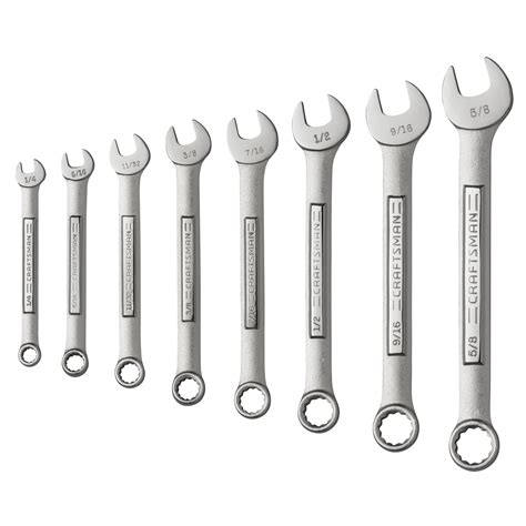 Craftsman 8 Pc Combination Wrench Set Shop Your Way Online Shopping